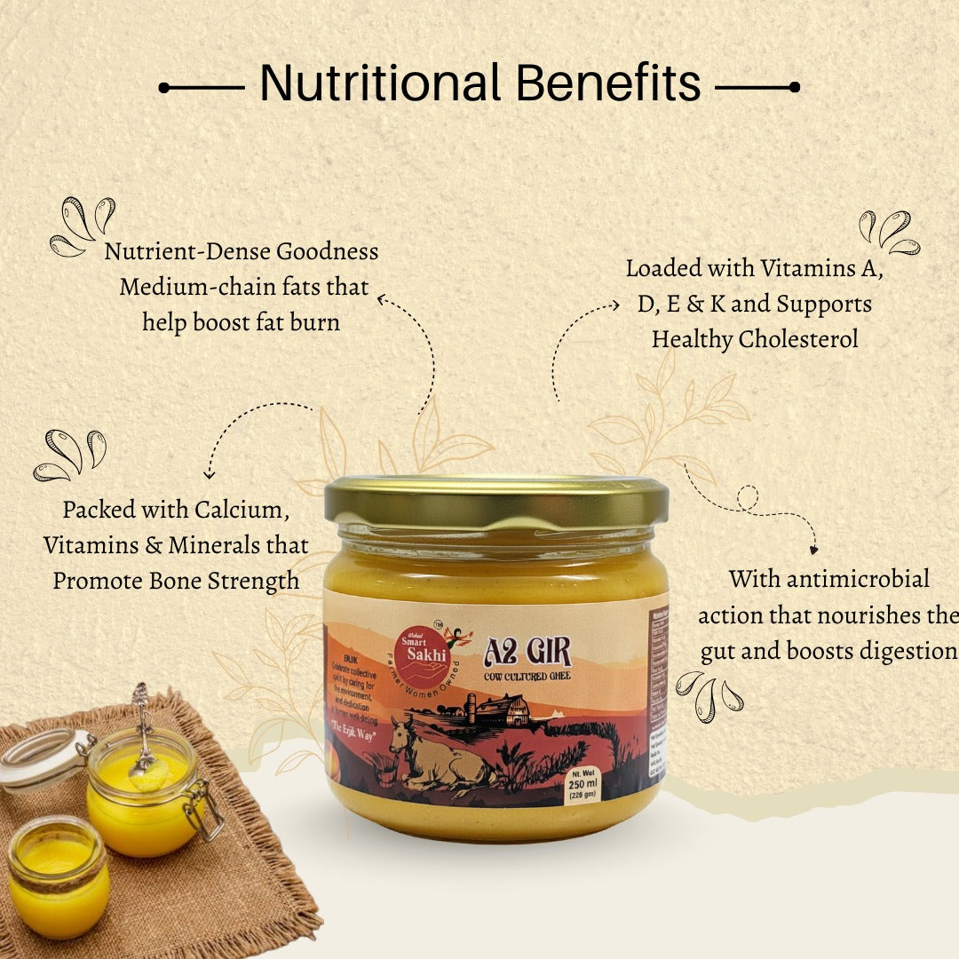 A2 Gir Cow Ghee 250 Gram